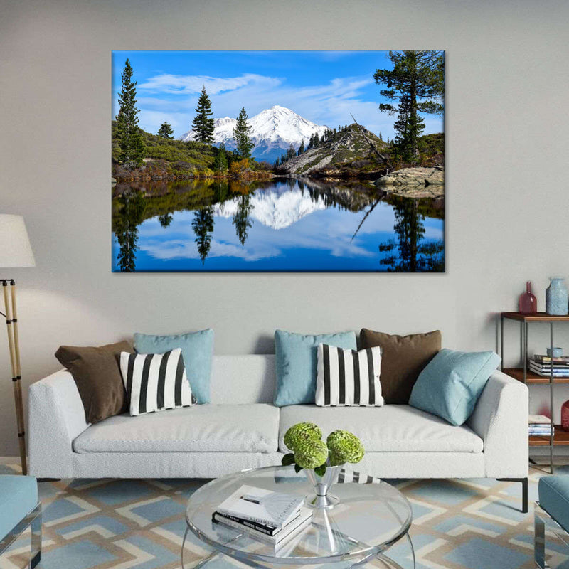 Mount Shasta Heart Lake Wall Art