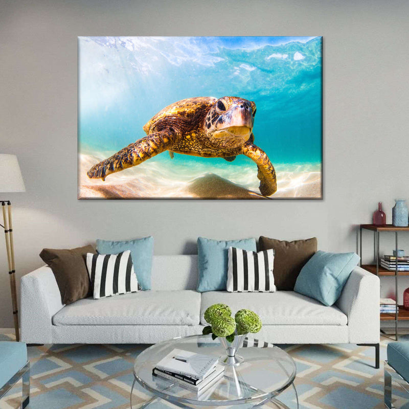 Hawaiian Turtle Wall Art