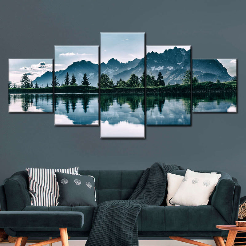 Daylight Mountain Scenery Wall Art