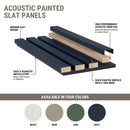 MSI Navy Acoustic Slat Wall Panel