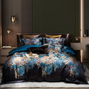 GobekUsa 1500TC Jacquard Egyptian Cotton Bedding Set for Queen King Linens