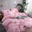 GobekUsa Cute Cartoon Printed Bedding Set | Washed Skin-Friendly | Queen/King Size