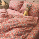 GobekUsa Cute Cartoon Printed Bedding Set | Washed Skin-Friendly | Queen/King Size