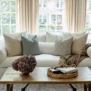 Adeline Blue Floral Pillow Cover