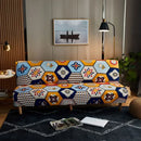 GobekUsa Bohemian Mandala Futon Sofa Cover - No Armrest Couch Slipcover