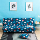 GobekUsa Bohemian Mandala Futon Sofa Cover - No Armrest Couch Slipcover
