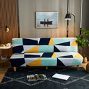 GobekUsa Bohemian Mandala Futon Sofa Cover - No Armrest Couch Slipcover