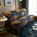 GobekUsa Bohemian Mandala Futon Sofa Cover - No Armrest Couch Slipcover