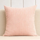 Navy & charcoal corduroy corn grain cushion cover living room set by Decorbites