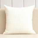 Navy & charcoal corduroy corn grain cushion cover living room set by Decorbites