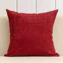 Navy & charcoal corduroy corn grain cushion cover living room set by Decorbites