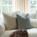 Noelle Indigo Floral Pillow Cover