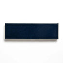 Navy Leather Subway Glazed Terracotta Tiles 2 1/4x7 9/16