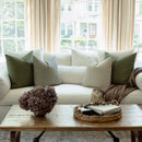 Sylvie Sage Green Floral Pillow Cover