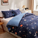 GobekUsa Cosmos Luminous Bedding Set King Queen Double Single Duvet Cover Dream Quilt
