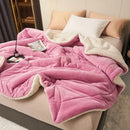 GobekUsa Double Layer Queen Blanket Super Soft Plush Warm Comfort for Autumn/Winter