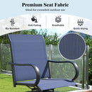 2 Pieces 360 Rotating Bar Stool Set with Armrests for Patio by LJGDeals
