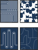 Navy abstract