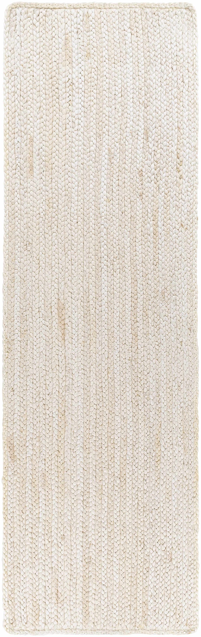 Cream Pangnirtung Jute Braided Area Rug