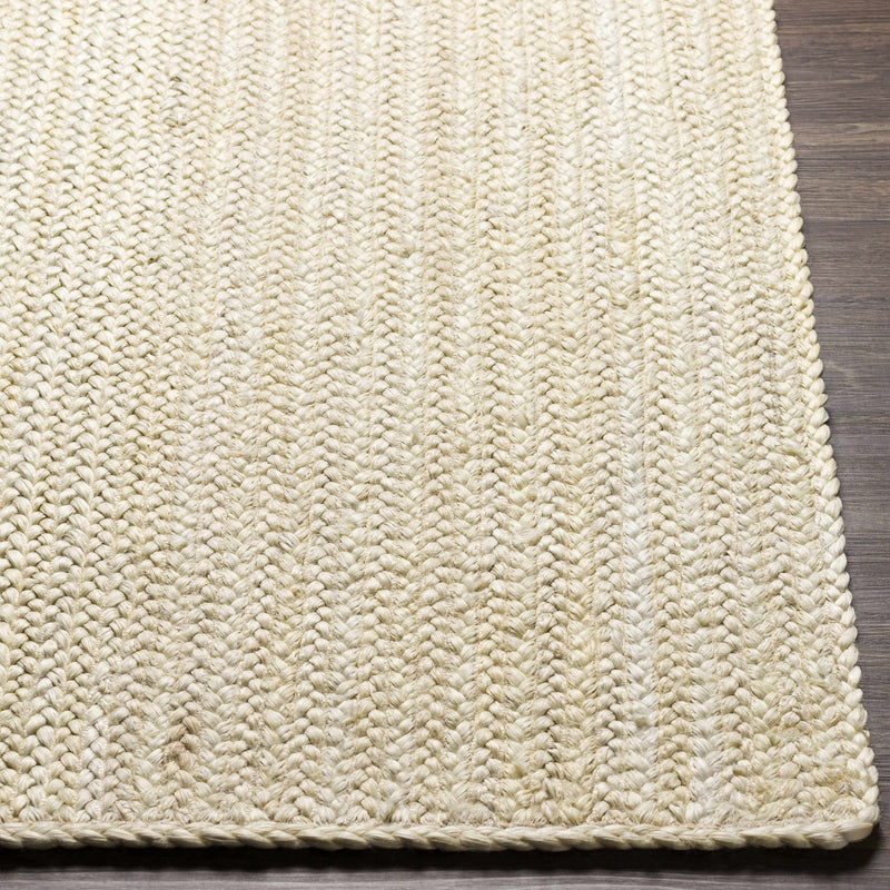 Cream Pangnirtung Jute Braided Area Rug