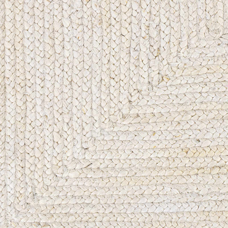 Cream Pangnirtung Jute Braided Area Rug