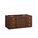 James Martin Amberly 48" Dual Mount Single Bathroom Vanity, Mid-Century Walnut