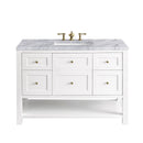 James Martin Breckenridge 48" Single Bathroom Vanity, Bright White