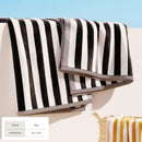 Oversized Striped Border Cabana Beach Towel - Santa Cruz by Great Bay Home