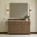 James Martin Brookfield 60" Single Bathroom Vanity, Pecan