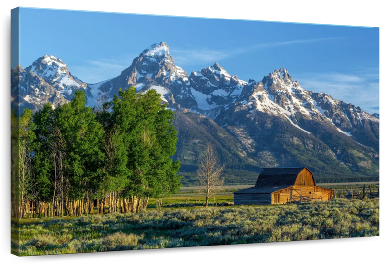 Grand Teton Mountains Barn Wall Art