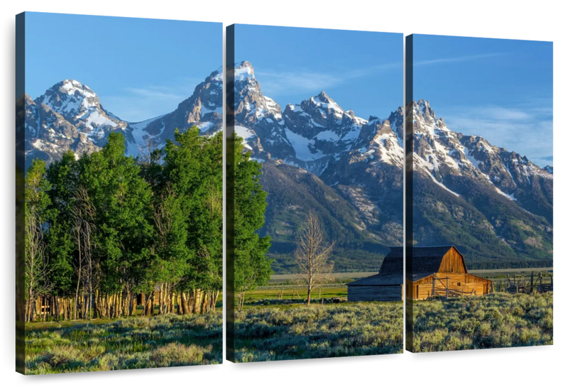 Grand Teton Mountains Barn Wall Art