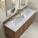 James Martin Lorelai 72" Double Bathroom Vanity, Mid-Century Walnut