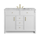James Martin Bellshire 48" Single Bathroom Vanity, Bright White