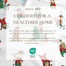 Turkish Cotton Christmas Flannel Sheet - Whittaker Collection by Great Bay Home