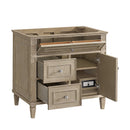 James Martin Lorelai 36" Single Bathroom Vanity, Whitewashed Oak