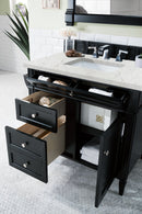 James Martin Brittany 36" Single Bathroom Vanity, Black Onyx