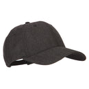 6 Panel Structured Heather Suiting Cap