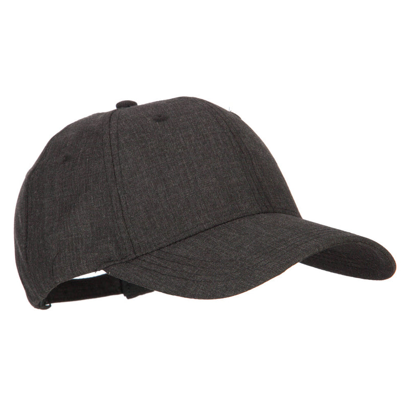 6 Panel Structured Heather Suiting Cap