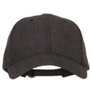6 Panel Structured Heather Suiting Cap