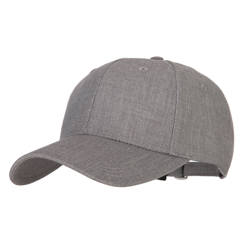 6 Panel Structured Heather Suiting Cap