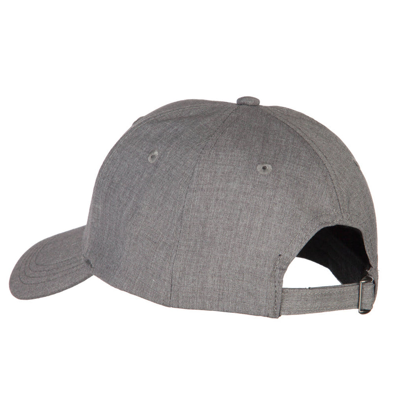 6 Panel Structured Heather Suiting Cap