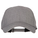 6 Panel Structured Heather Suiting Cap