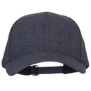6 Panel Structured Heather Suiting Cap
