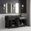 James Martin Brookfield 72" Double Bathroom Vanity, Black Onyx