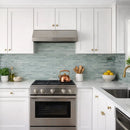 Nebbia Gloss/matte Interlocking Slides Glass Mosaics 12x12