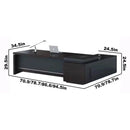 Danton · Modern L-Shaped Executive Desk