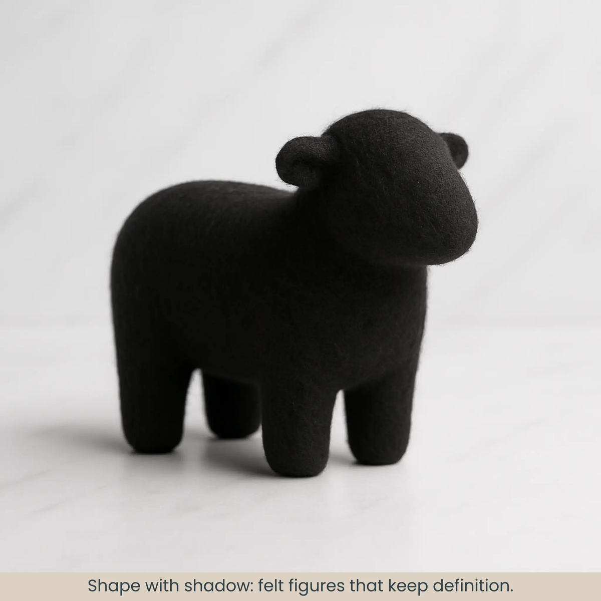 Black Merino Wool Carded Sliver | 19 Micron Dyed Wool, photo 6 of 9