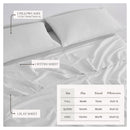 TENCEL™ Lyocell & Linen Blend Sheet Set - Magdalena Collection by Great Bay Home