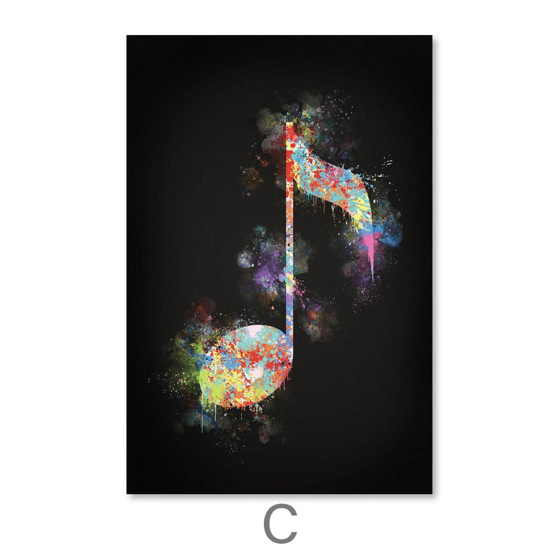 Neon Notes Canvas