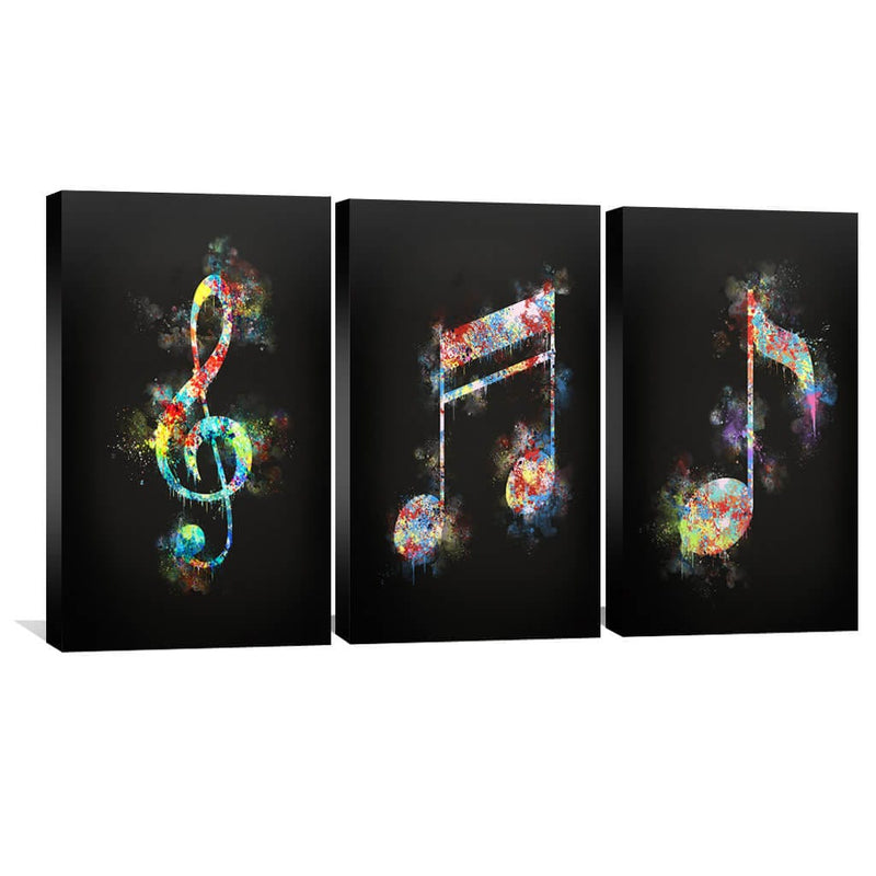 Neon Notes Canvas